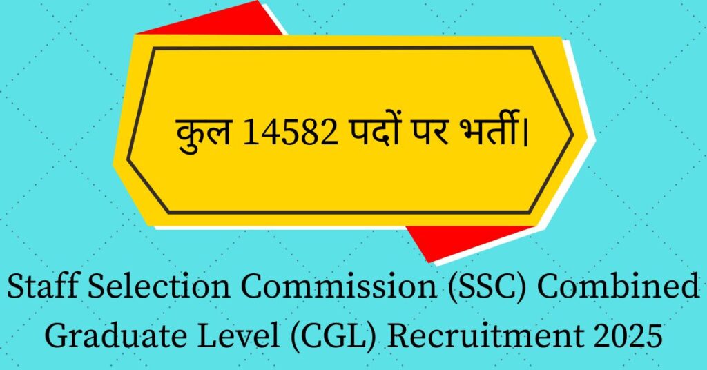 Staff Selection Commission (SSC) Combined Graduate Level (CGL) Recruitment 2025
